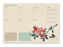 weekplanner Japanese A4 papier beige 54 vellen