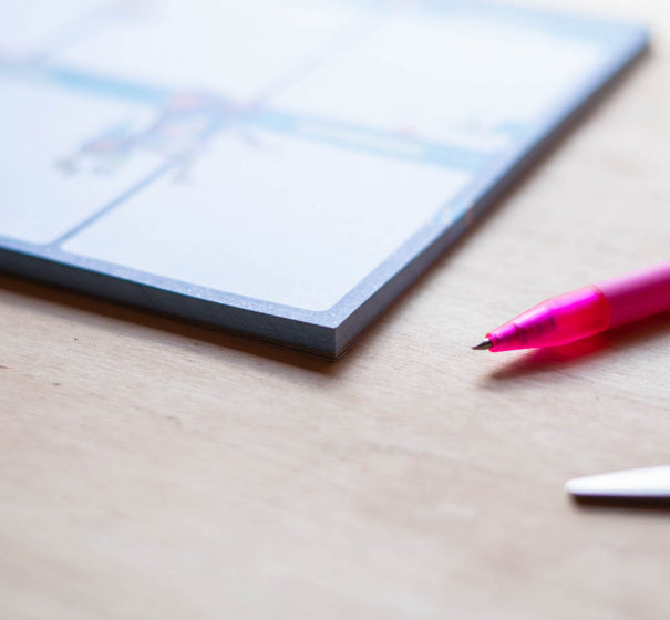 weekplanner Rick & Morty A4 blauw 54 vellen