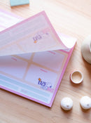 weekplanner Snoopy 29,7 x 21 cm A4 roze 54 vellen