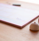 weekplanner Snoopy 29,7 x 21 cm A4 roze 54 vellen