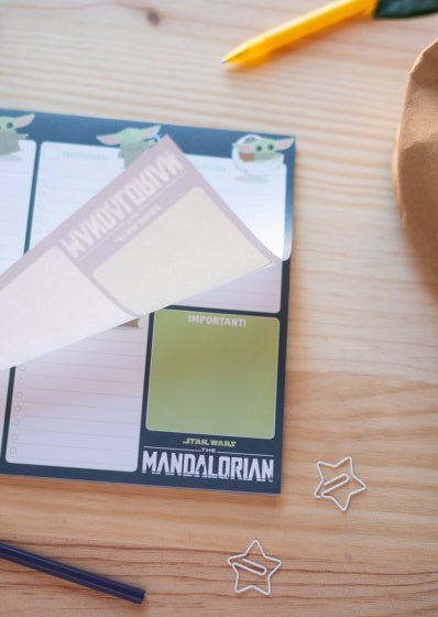weekplanner The Mandalorian A4 donkerblauw 54 vellen
