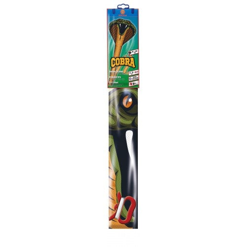 eenlijnsvlieger Cobra 69 x 400 cm bruin/groen