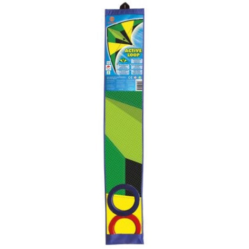 Kite Active Loop 160 x 80 cm polyester groen/geel