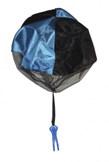 parachutespringer 9 cm blauw