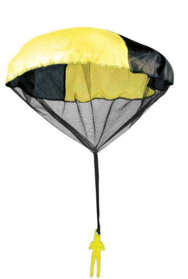 parachutespringer 9 cm geel