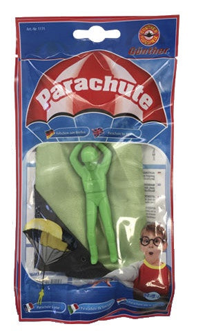 parachutespringer 9 cm groen