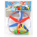 schietschijven Twirly junior 19 cm rood/blauw 3-delig