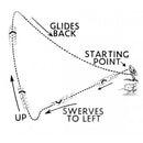 Sirius boomerang 25 cm hout lichtbruin