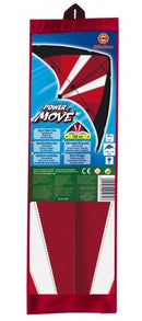 stuntvlieger Power Move 130 x 69 cm rood/zwart