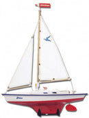 modelzeilboot Move 39 x 50 cm wit/rood