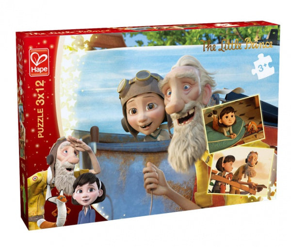 legpuzzel De Kleine Prins - Dagdroom 3 puzzels 12 stukjes