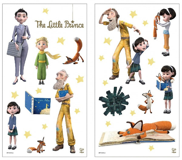muurstickers: De Kleine Prins 2 stickervellen