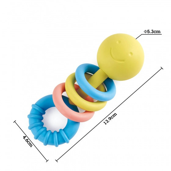 rammelaar met bijtringen 14 cm