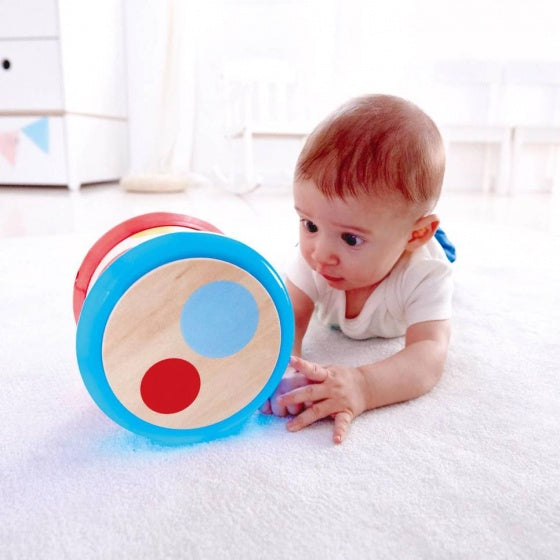 rollende trommel met licht en geluid 15 cm