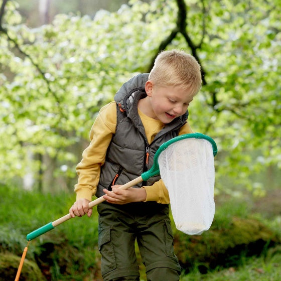 vangnet vlinders bamboe 73,5 cm groen
