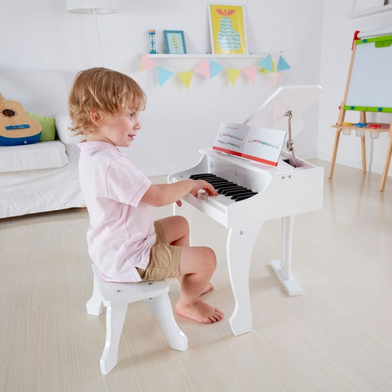 vleugelpiano Deluxe Grand 30 toetsen wit