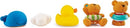 waterspuiters Teddy and Friends 5-delig