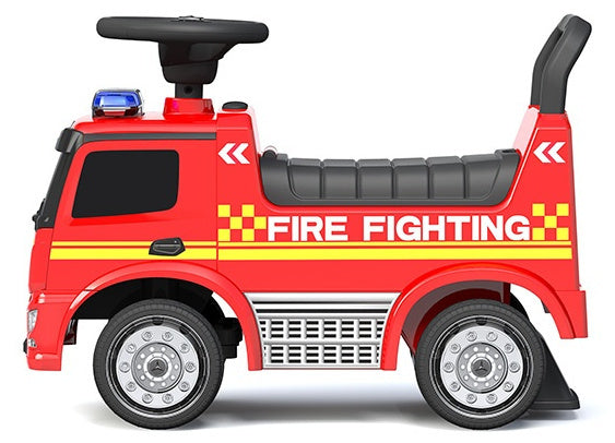 loopauto Brandweerwagen junior 32 cm rood