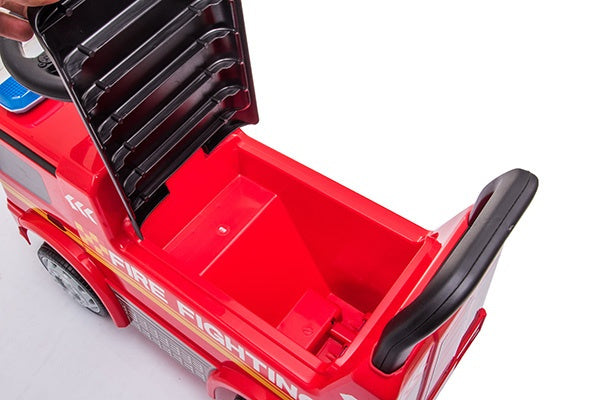 loopauto Brandweerwagen junior 32 cm rood