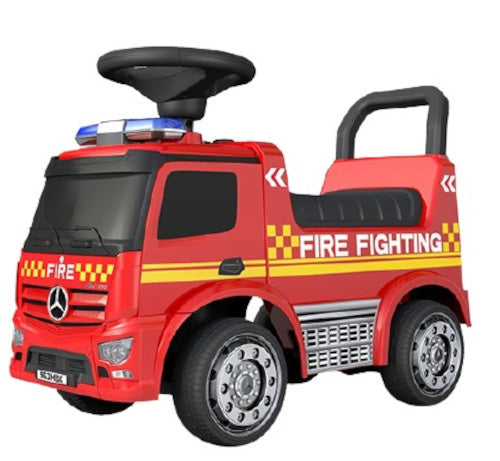 loopauto Brandweerwagen junior 32 cm rood