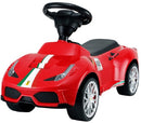loopauto Ferrari 488 GT junior 70 x 38,2 cm wit/zwart