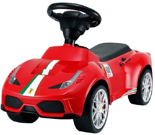 loopauto Ferrari 488 GT junior 70 x 38,2 cm wit/zwart