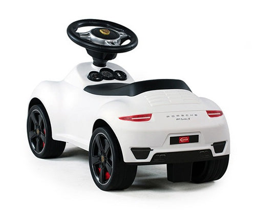 loopauto Porsche 911 Turbo junior wit/zwart