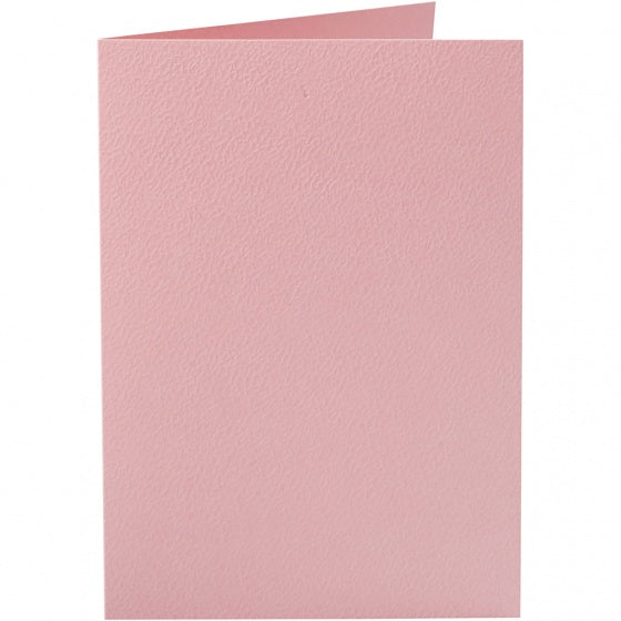 Kaarten Lichtroze 10,5x15cm, 10st.