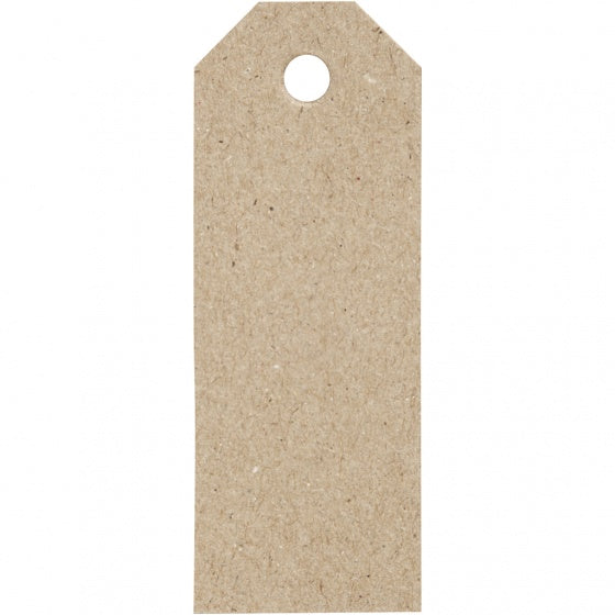 Manilla Labels Naturel, 20st.