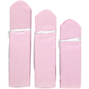 pompons zijdepapier 20-24-30 cm roze 3-delig