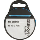 Satijnlint Lichtblauw, 15m