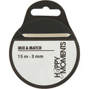 Satijnlint Off-white, 15m