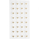 stickers hartjes goud 14 x 2 mm 32 stuks