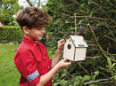 2-in-1 vogelhuisje Scout 19,5 cm hout naturel