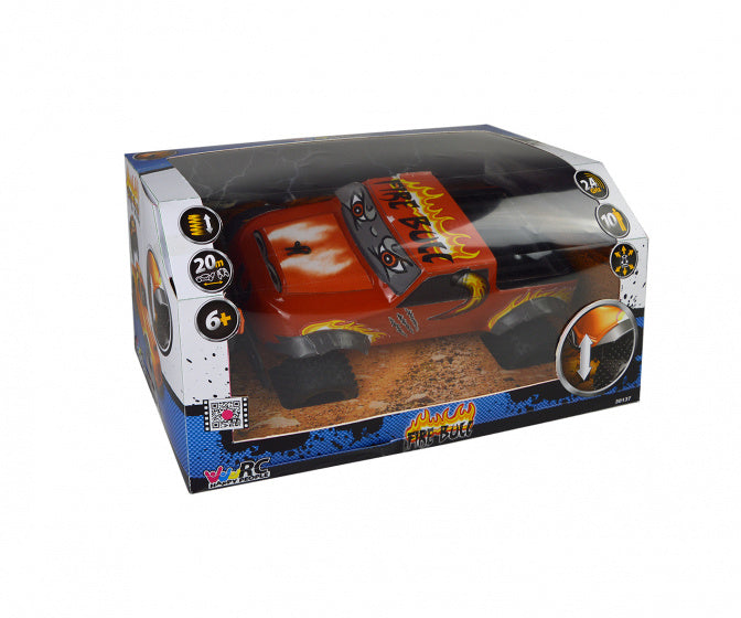 auto Fire Bull RC junior oranje/zwart 2-delig