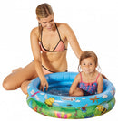 opblaaszwembad 74 x 18 cm vinyl blauw