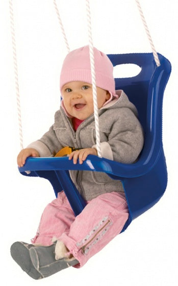 baby schommelzitje 30 x 31 x 45 cm blauw
