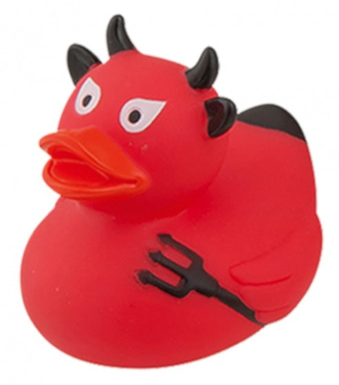 badeend duivel rood 9 cm