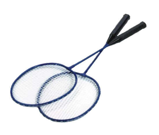 badmintonset 65 cm staal blauw 4-delig