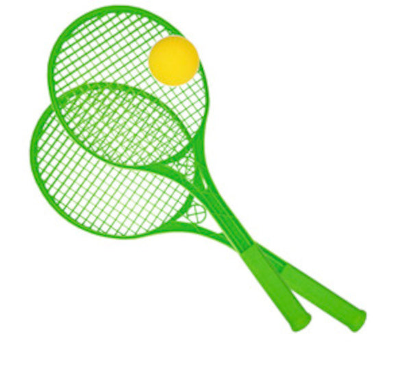 Beach Ball rackets 54 cm groen 3-delig