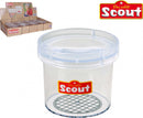 bekerloep Scout junior 75 x 65 mm transparant