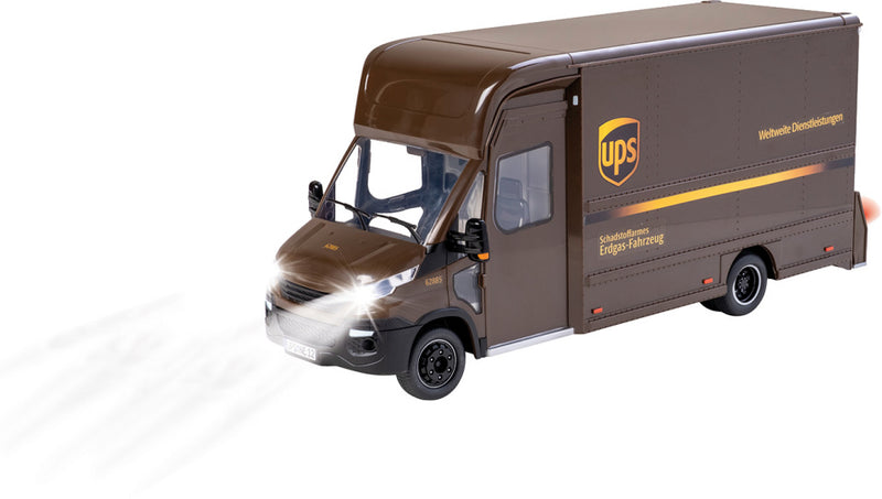 bezorgbus RC UPS Iveco 56 cm bruin 16-delig