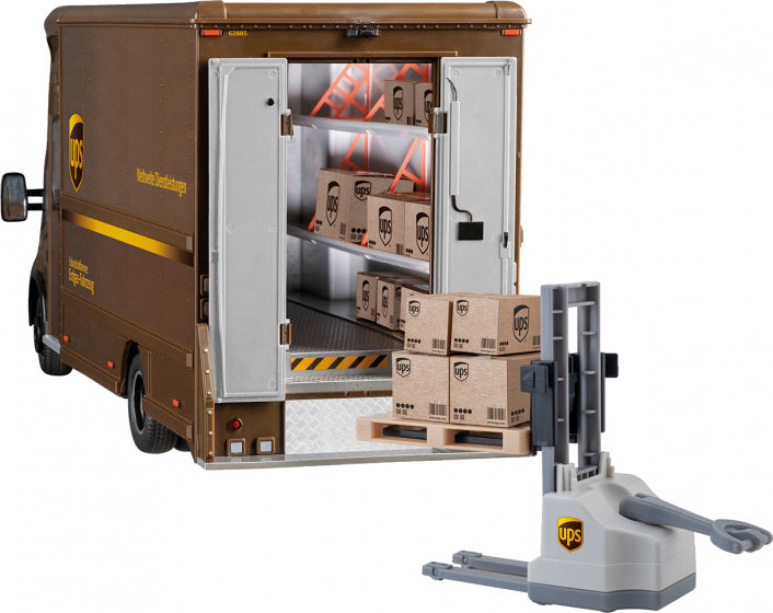 bezorgbus RC UPS Iveco 56 cm bruin 16-delig