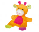 bijtring knuffel giraf 22 cm pluche oranje