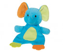 bijtring knuffel olifant 22 cm pluche blauw
