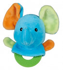 bijtring olifant junior pluche oranje