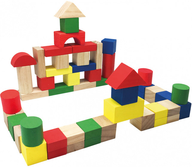 bouwblokken junior hout 51-delig