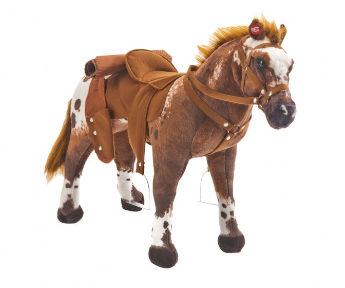 Cowboy paard met geluid 81x50 cm