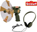 geluidsversterker Scout junior 21 cm groen 2-delig