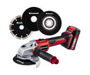 hoekslijper Einhell junior 20 x 15 cm zwart/rood